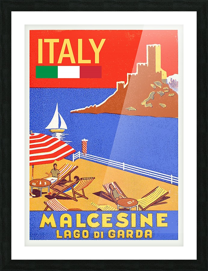 Malcesine Picture Frame print