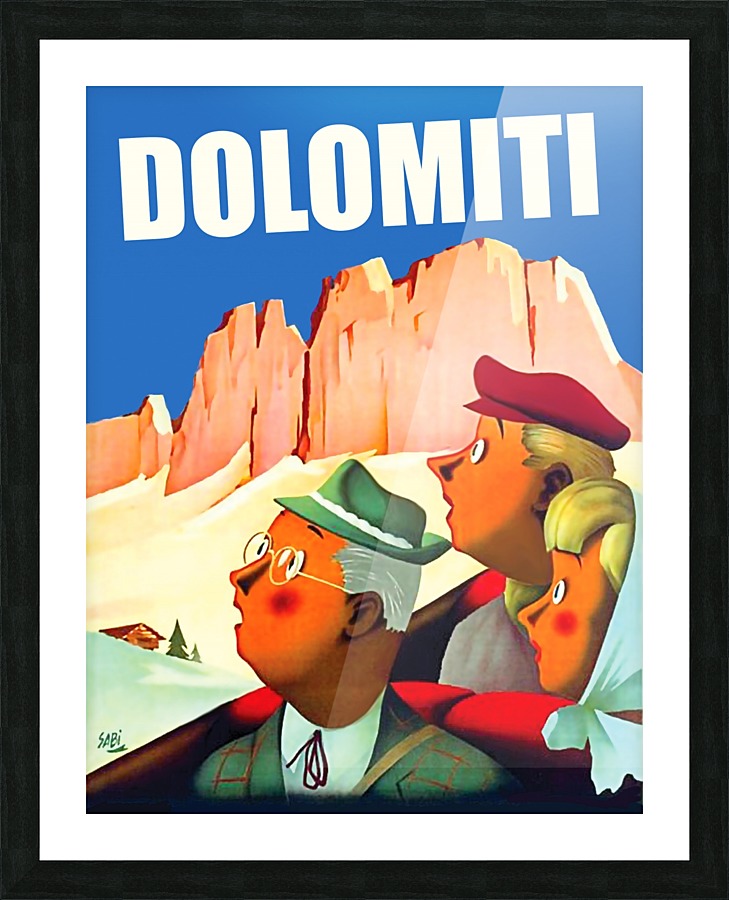 Dolomiti Picture Frame print