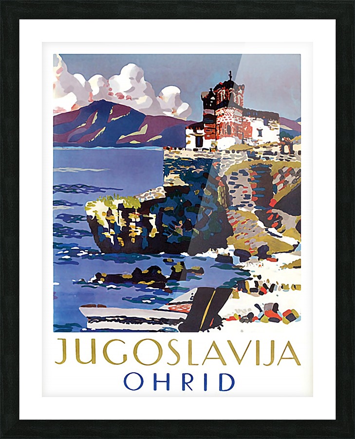 Ohrid Picture Frame print