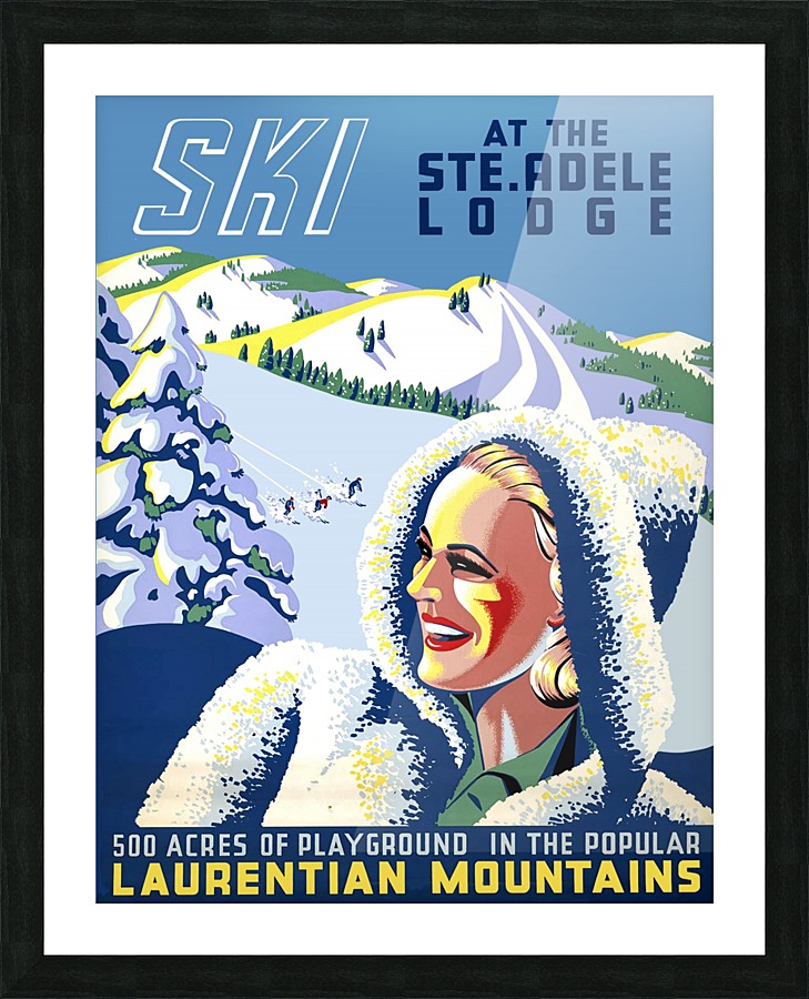 Laurentian Mountains Picture Frame print