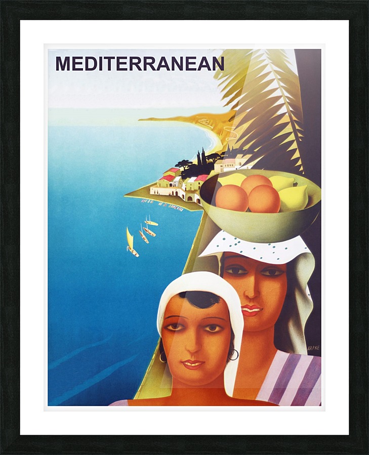Mediterranean Picture Frame print