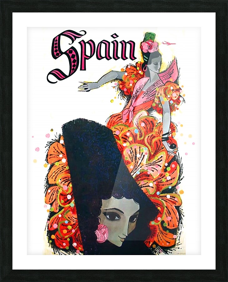 Spain Picture Frame print