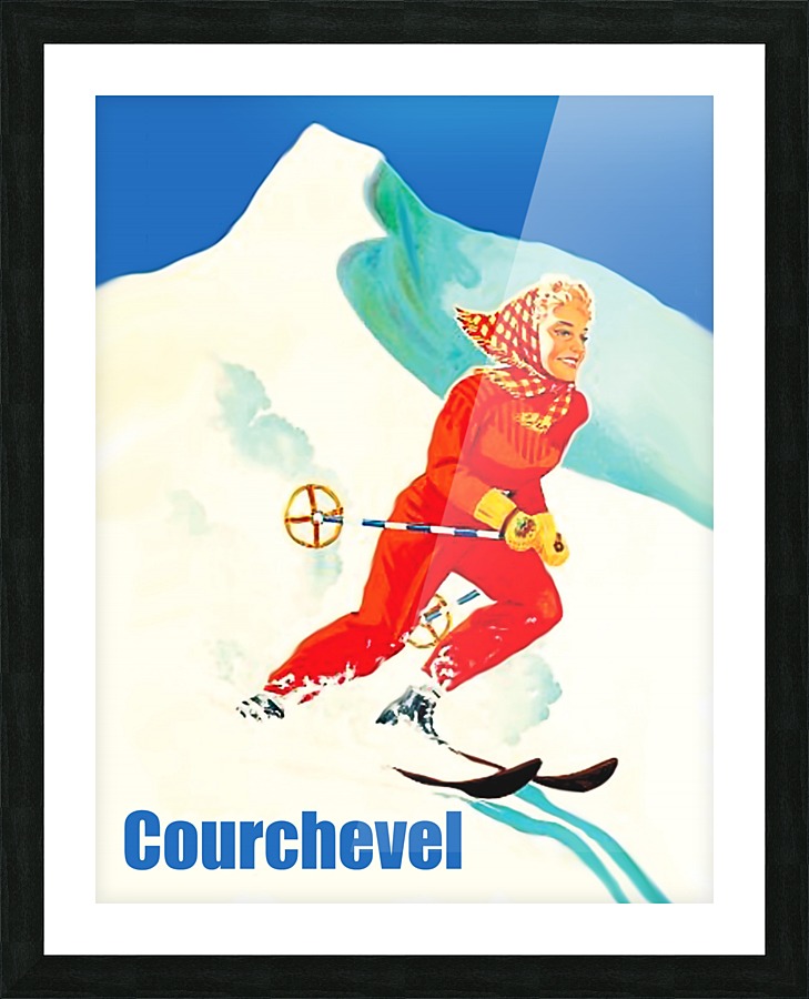 Courchevel Picture Frame print