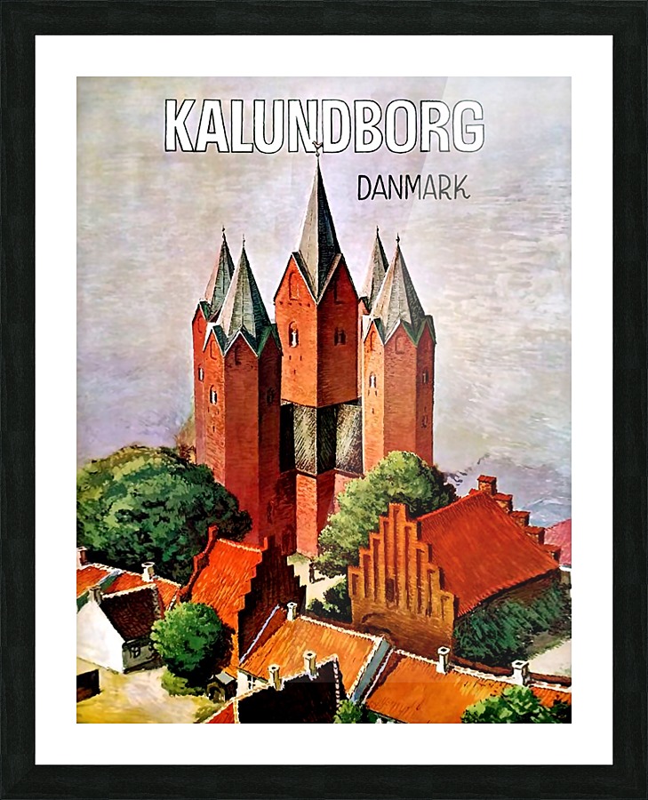 Kalundborg Picture Frame print