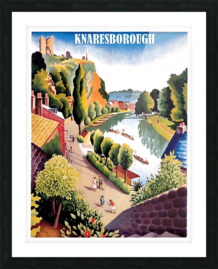 Knaresborough Picture Frame print