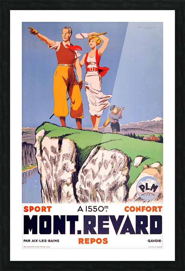 Mont Revard Picture Frame print