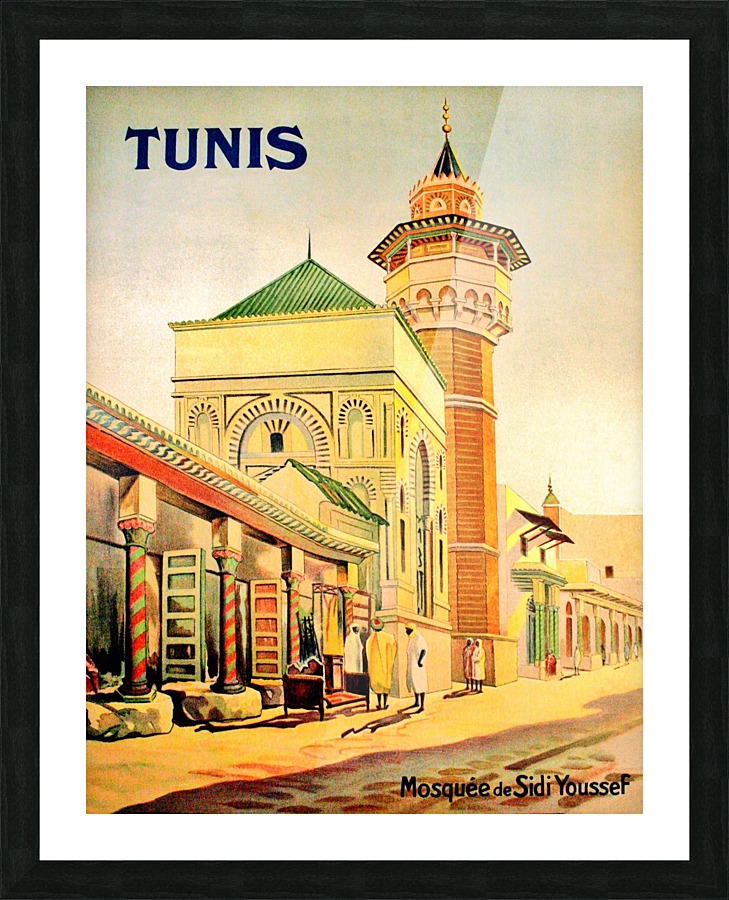 Tunis Picture Frame print