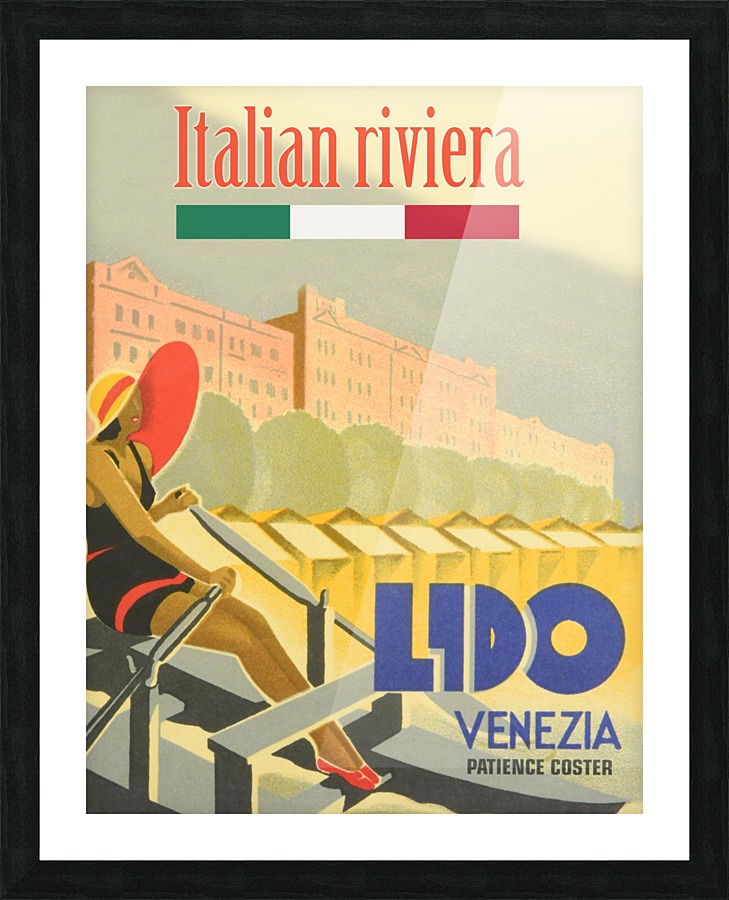 Lido Venice Picture Frame print