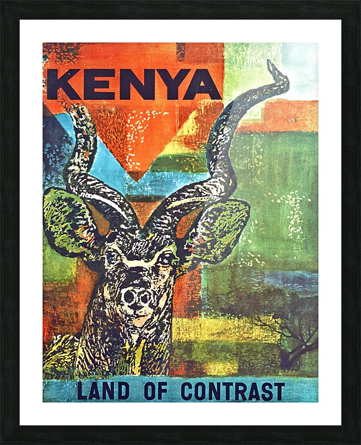 Kenya Picture Frame print