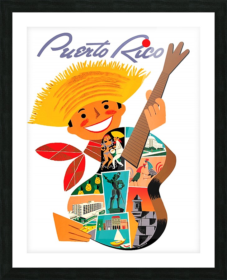 Puerto Rico Picture Frame print