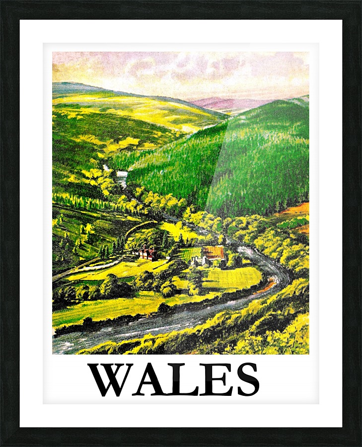 Wales Picture Frame print