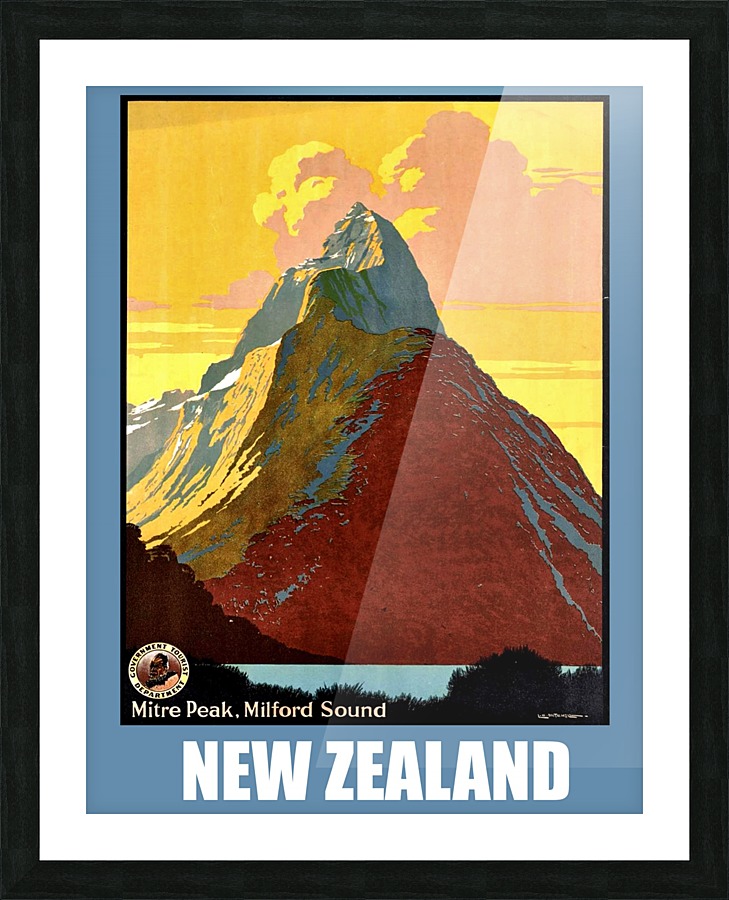 Mitre Peak Picture Frame print