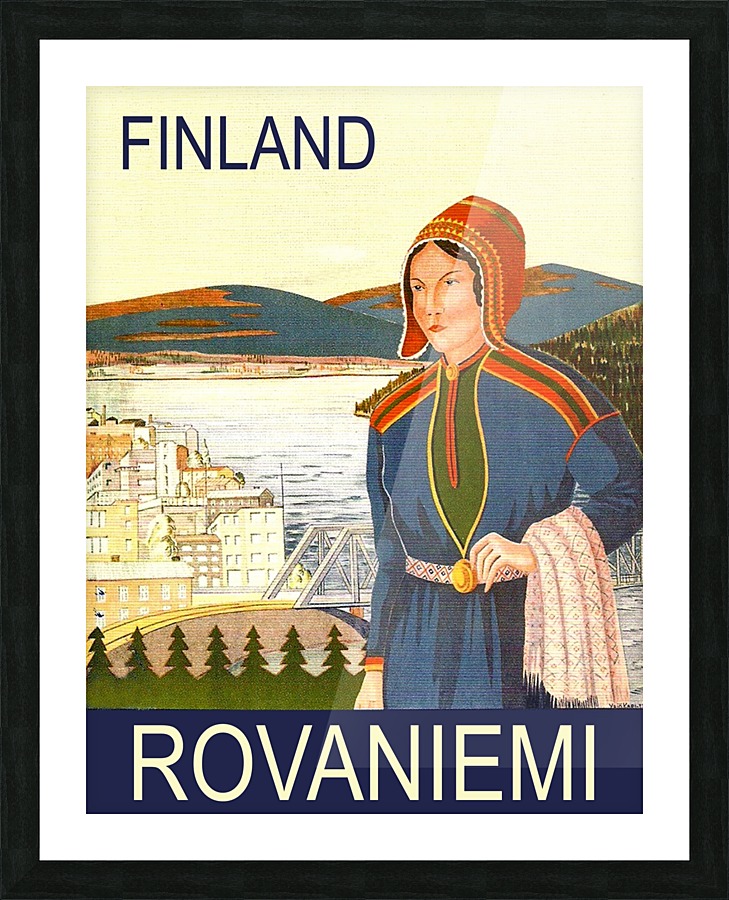 Rovaniemi Picture Frame print