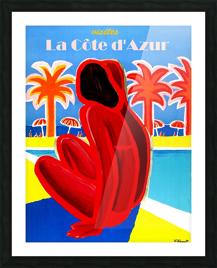 Cote D Azur Picture Frame print