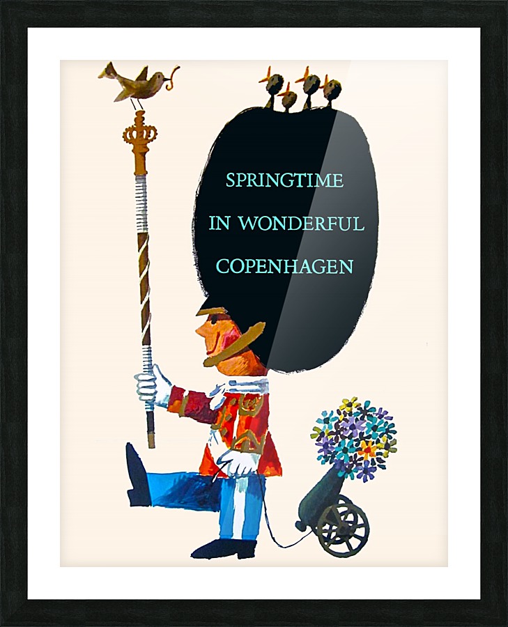 Springtime in Copenhagen Picture Frame print