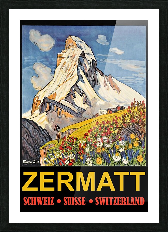 Zermatt Picture Frame print