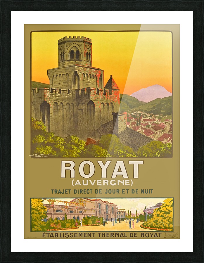 Royat Picture Frame print