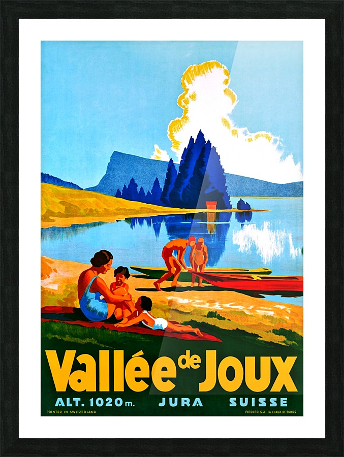 Vallee de Joux Picture Frame print