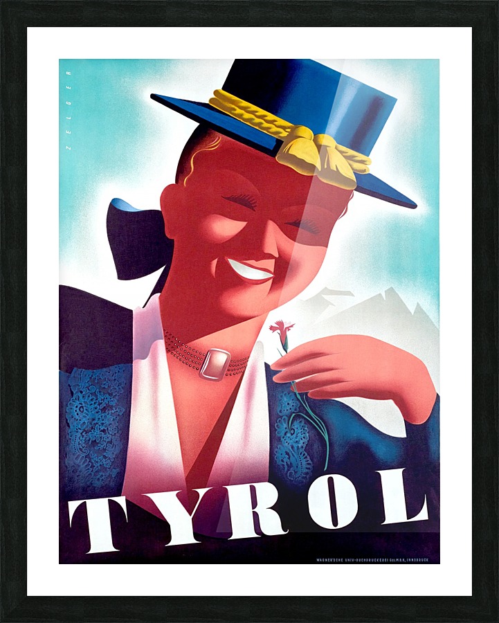 Tyrol Picture Frame print