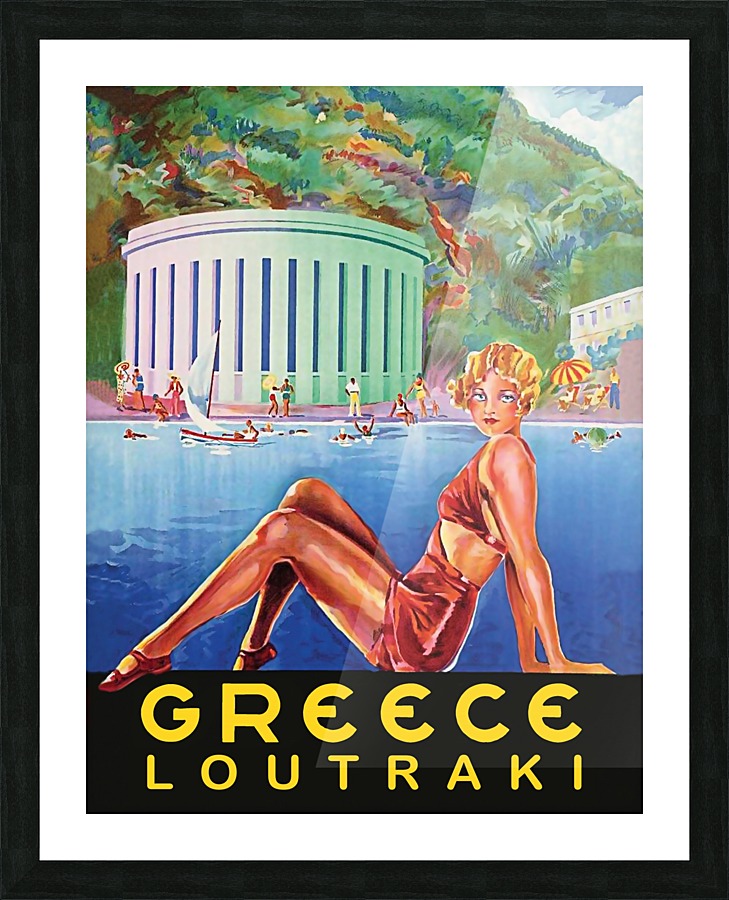 Loutraki Picture Frame print