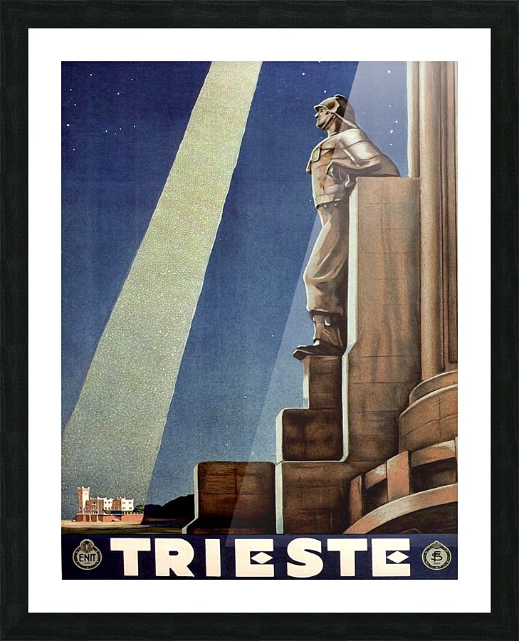 Trieste Picture Frame print