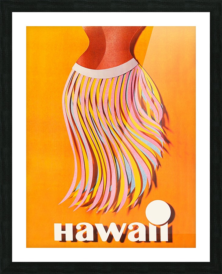 Hawaii Picture Frame print