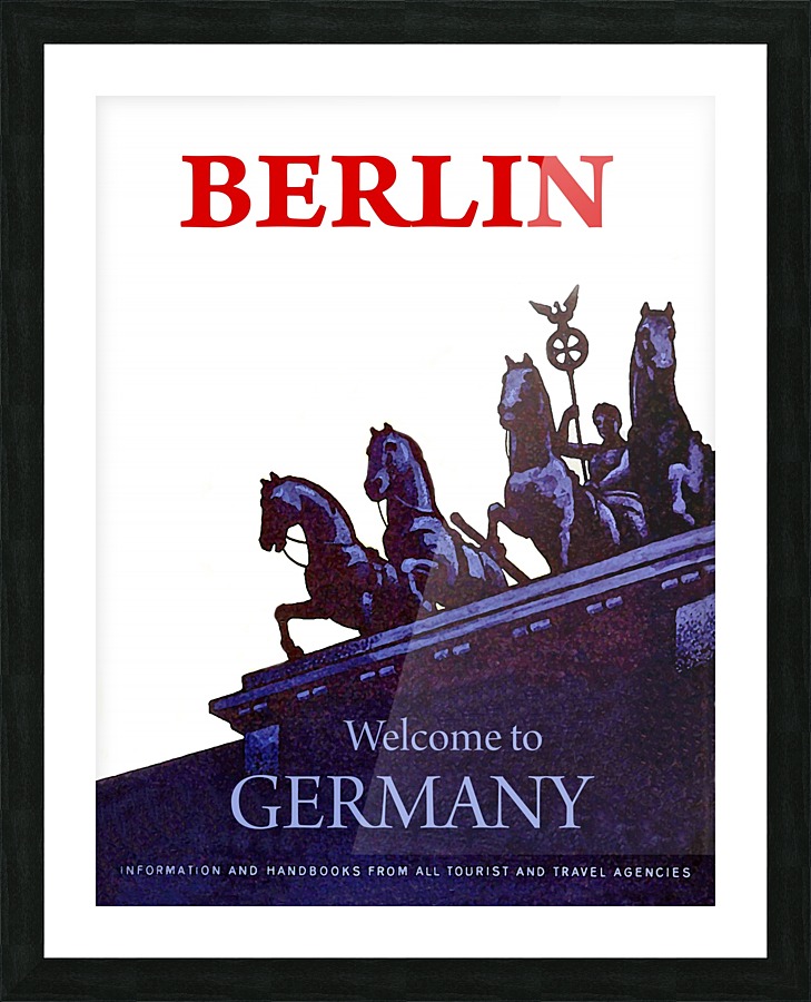 Berlin Picture Frame print