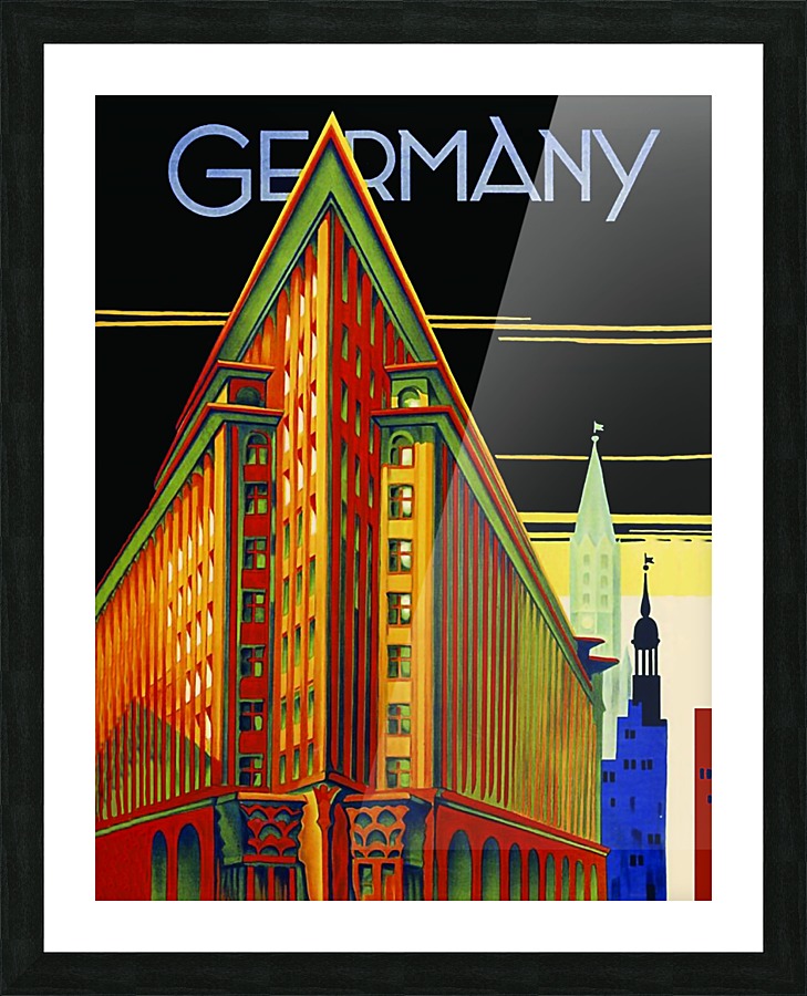 Germany Picture Frame print