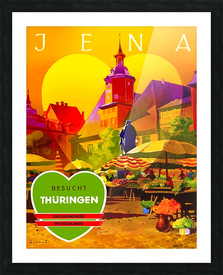 Jena Germany Picture Frame print