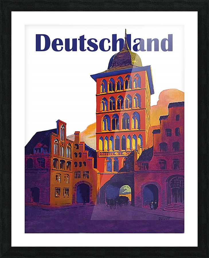 Deutschland Picture Frame print