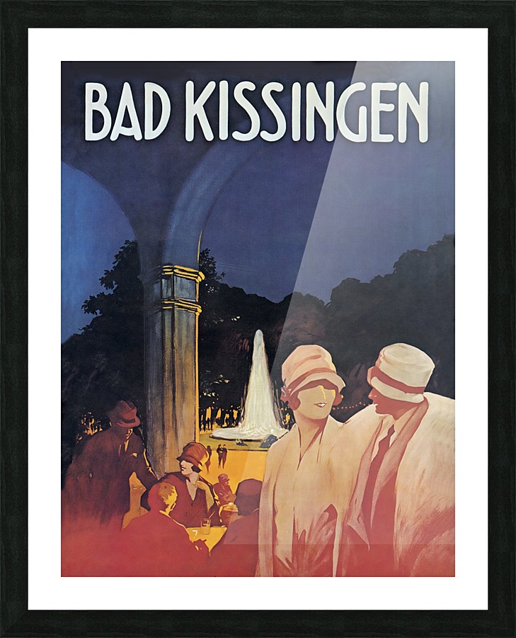 Bad Kissingen Picture Frame print