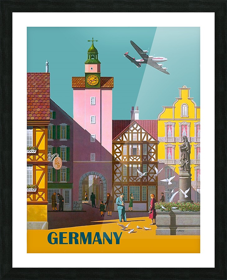 Germany Picture Frame print