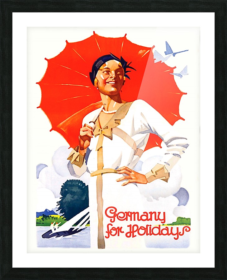 Germany for Holidays Picture Frame print