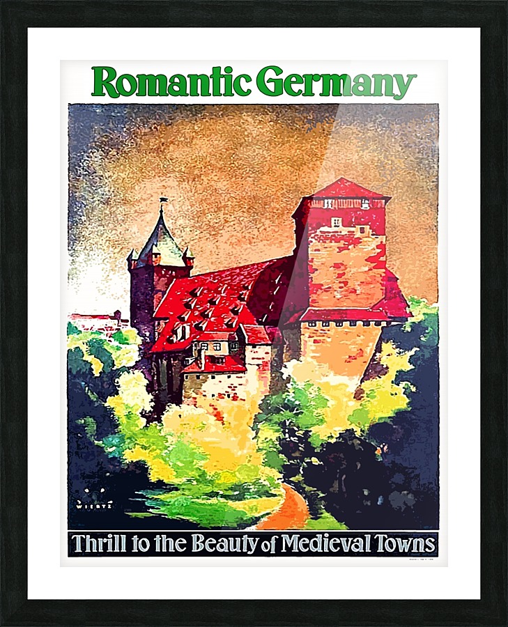 Romantic Germany Picture Frame print