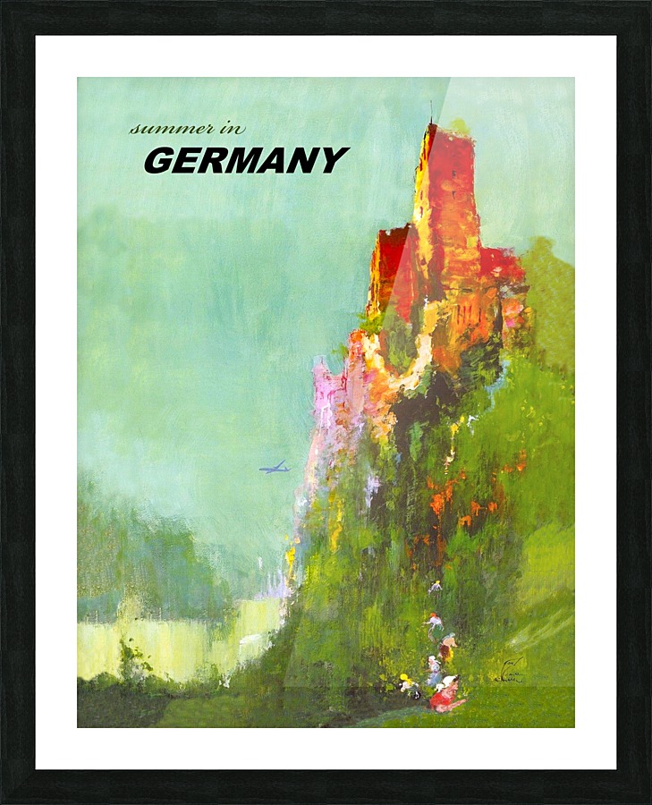 Summer in Germany Picture Frame print