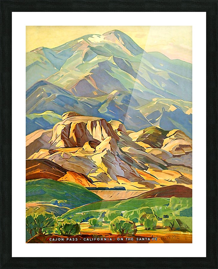 Cajon Pass Picture Frame print