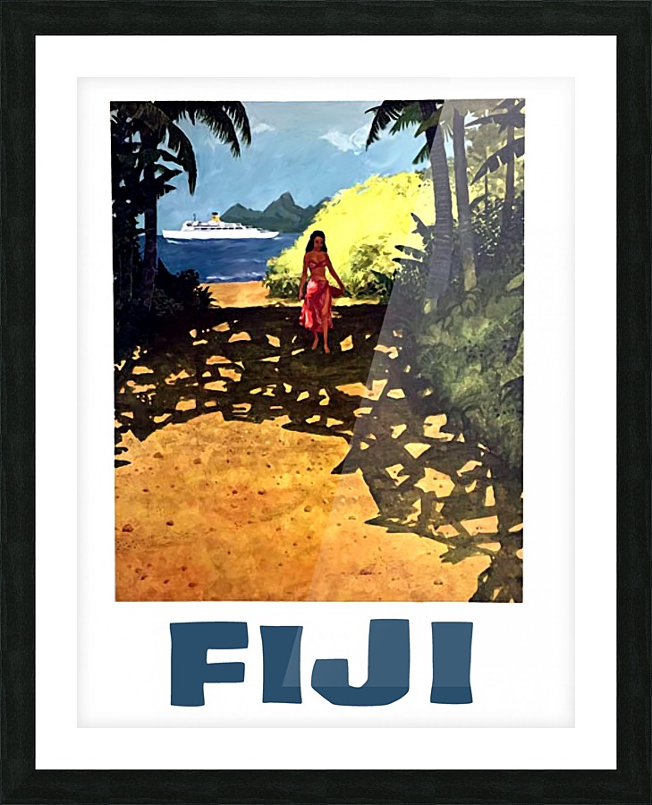 Fiji Picture Frame print