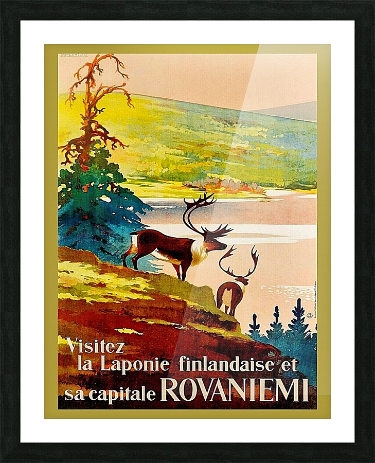 Rovaniemi Picture Frame print