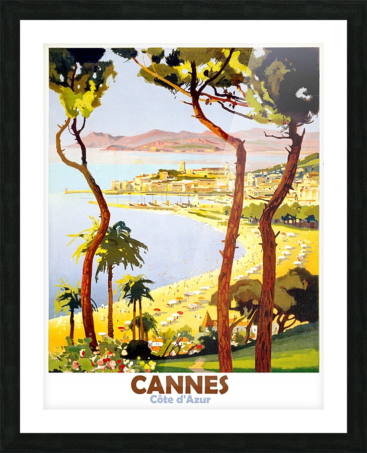Cannes Picture Frame print
