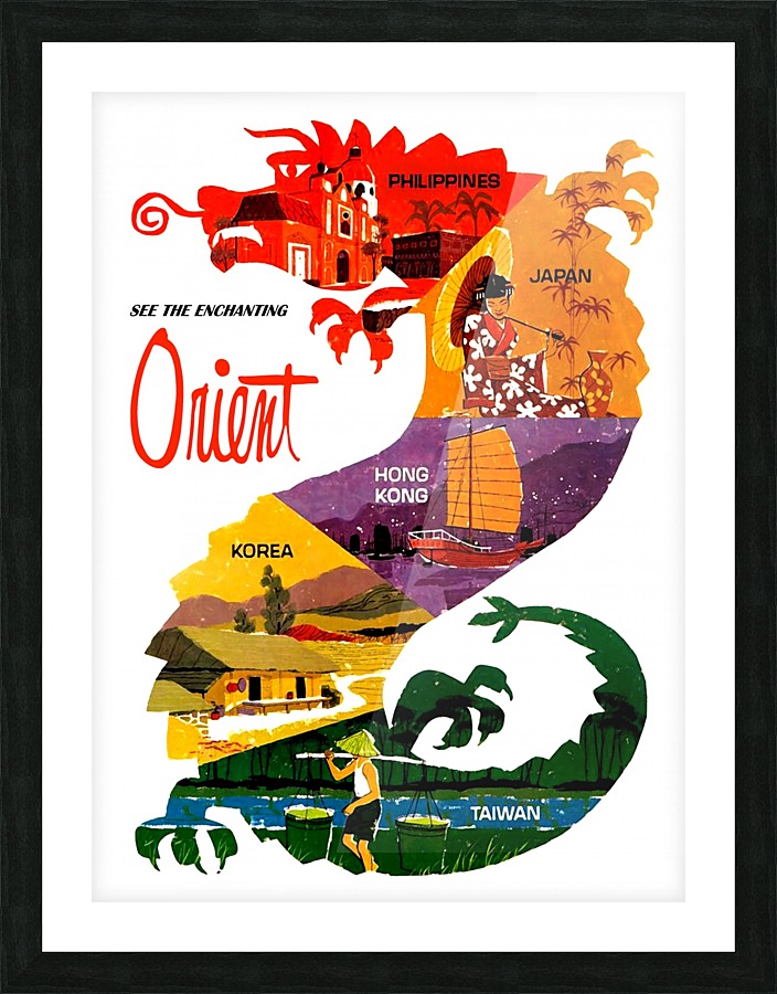 Enchanting Orient Picture Frame print