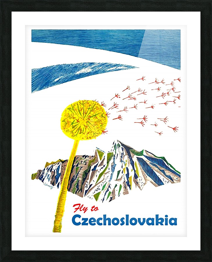 Czechoslovakia Picture Frame print