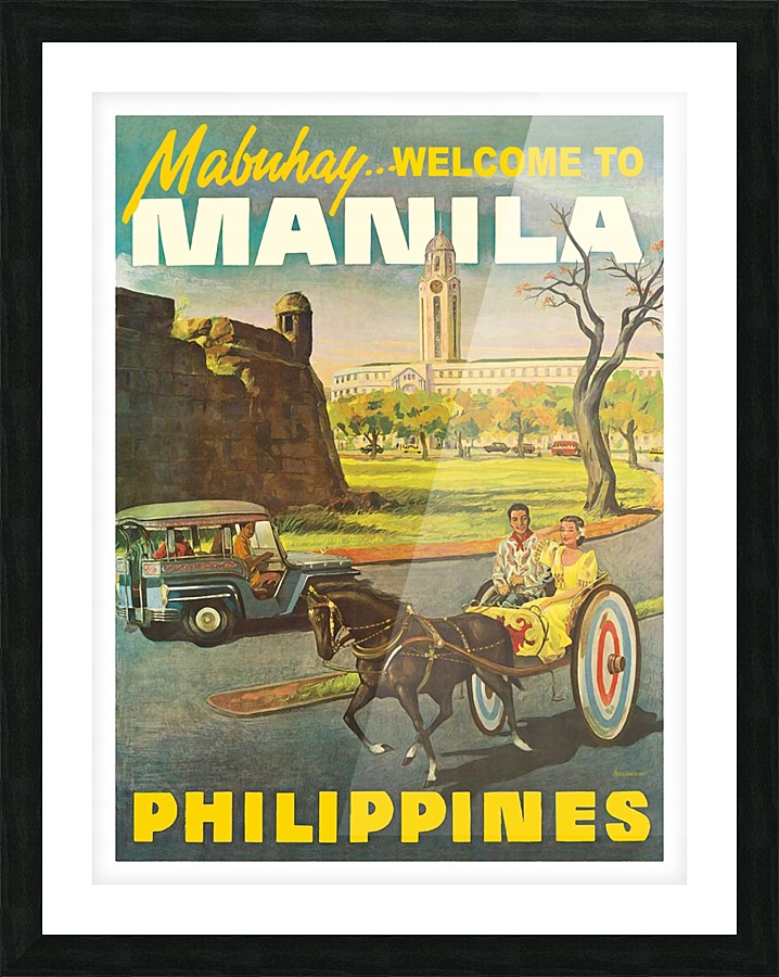 Manila Picture Frame print