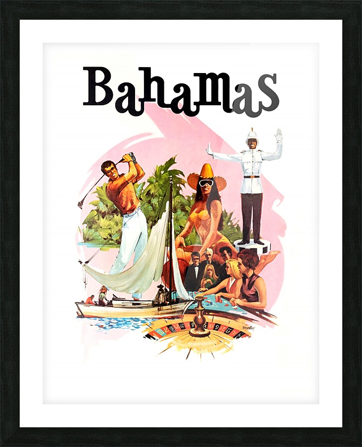 Bahamas Picture Frame print