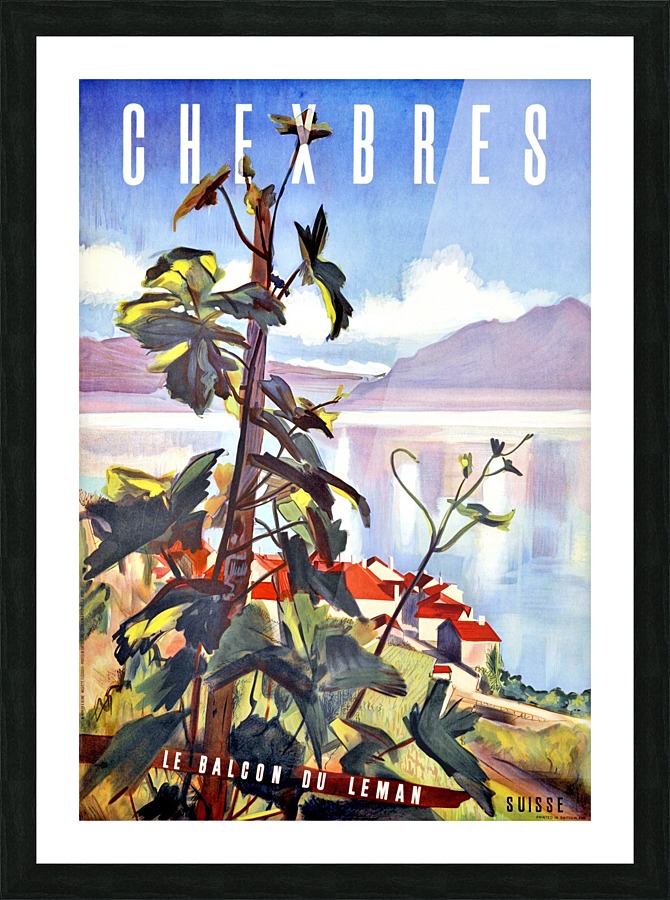 Chexbres Picture Frame print