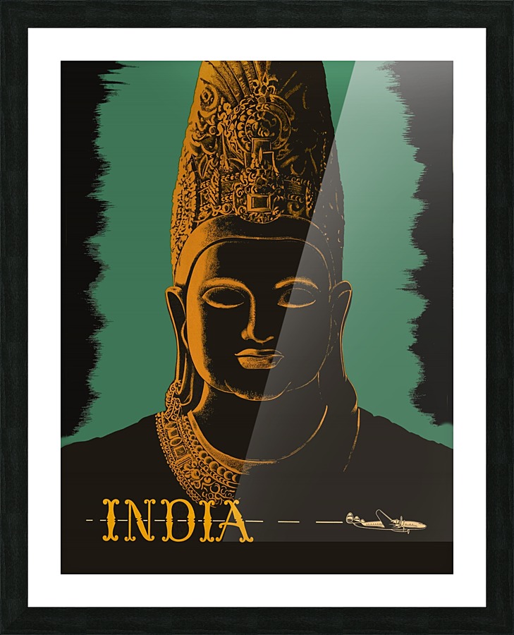 Big Buddha Picture Frame print