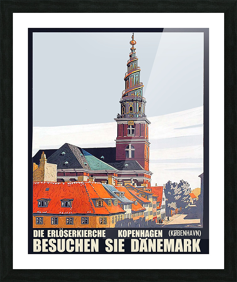 Copenhagen Picture Frame print