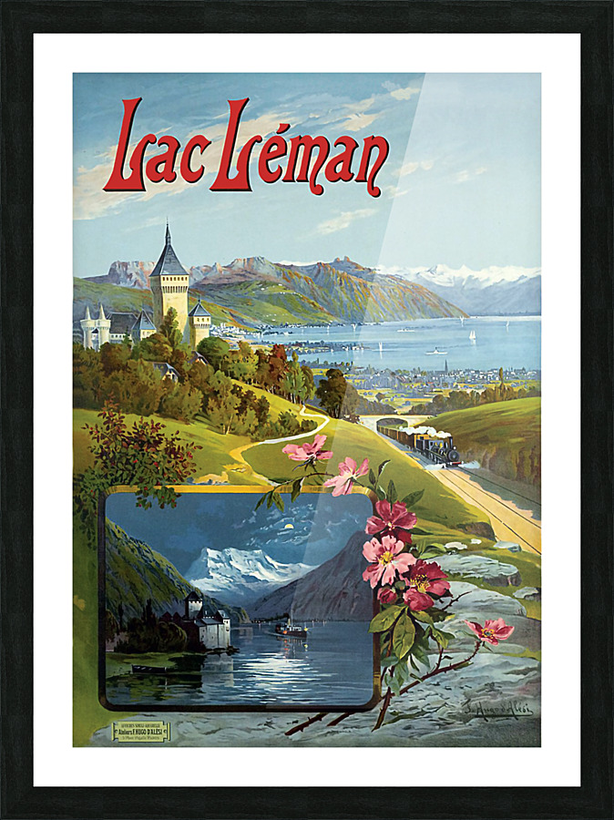 Lac Leman Picture Frame print