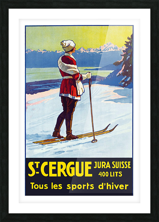 Saint Cergue Picture Frame print