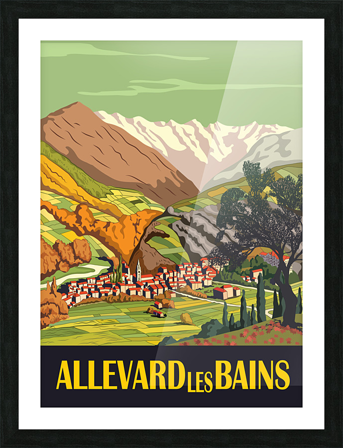 Allevard Les Bains Picture Frame print