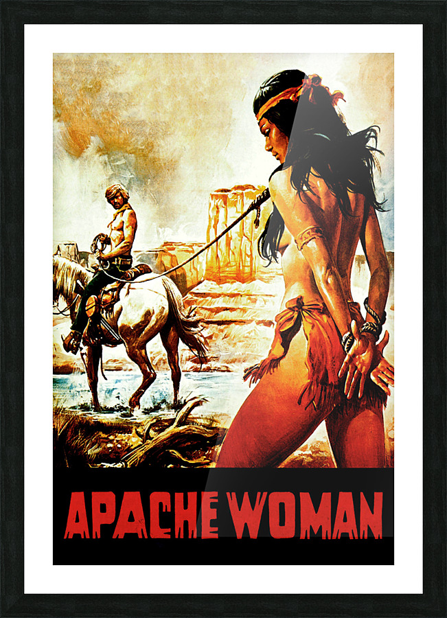 Apache Woman Picture Frame print